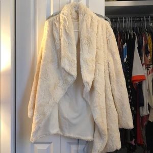 Faux fur coat